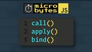 JavaScript call() apply() bind() Methods In 90 Seconds #JavaScriptJanuary