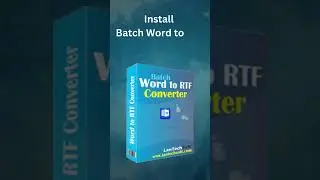 How to Convert DOC files in RTF? Link in Description