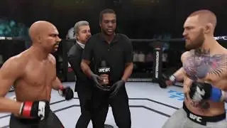 Floyd Mayweather vs. Conor McGregor (EA sports UFC 3) - CPU vs. CPU - Crazy UFC 👊🤪