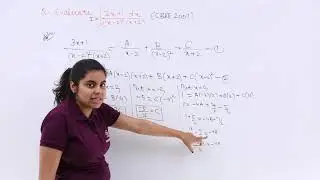 Class 12th – Integral of (3x + 1)/ (x - 2)^2 * (x + 2) by Partial Fractions | Tutorials Point