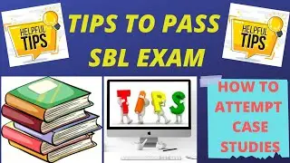 |ACCA Exam SBL tips | How to pass SBL exam| How to attempt SBL case studies |Ways to success of SBL