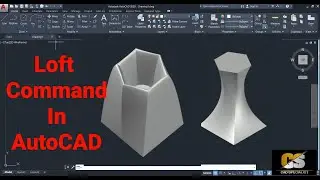 AutoCAD 3D Loft Command Tutorial Complete| AutoCAD Loft Path | AutoCAD Loft Guides | AutoCAD | Loft