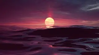 Screensaver Dark Ocean - Looped Animation Background