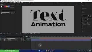 Text in Motion. Animate the First Scene