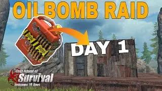 I raided their 2 bases using oilbomb Last Island of Survival | Land of dawn