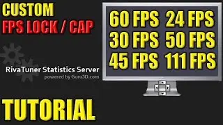 How to Lock / Cap your FPS in Games - Custom FPS Lock / Cap Tutorial - FPS Limit