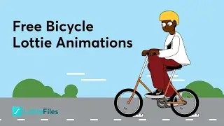 I want to ride my bicycle! Free Bicycle Lottie Animations on LottieFiles