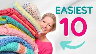 Top 10 Mindless Crochet Blanket Patterns You Need in 2025!