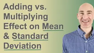 Adding Vs. Multiplying Effect on Median and Standard Deviation