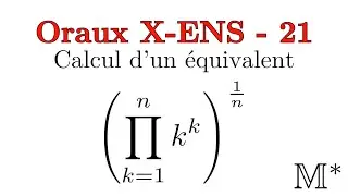 Oraux X-ENS - 21 - Calcul d'un équivalent