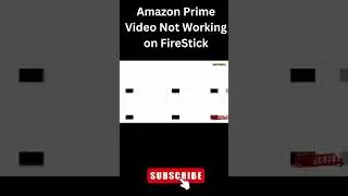 Amazon Prime Video Not Working on FireStick #shorts #shortvideo #amazonfiretv #amazonfiretvstick
