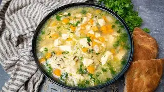 Instant Pot Chicken and Rice Soup