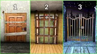 Granny 1 2 3 All Door Escapes With New Mod | granny new update gameplay | granny new mod