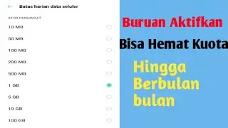 Cara Membatasi Penggunaan Data Seluler Pada Hp Oppo