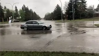 E46 325i Rainy Street Drifting (WELDED DIFF)