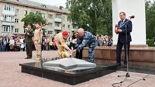 В Заречном теперь горит Вечный огонь