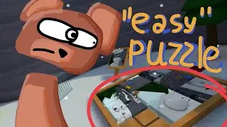 A simple puzzle in a super bear adventure 🐻🐥🍯🐝 animation