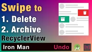 Swipe gestures in Recycler View | Android
