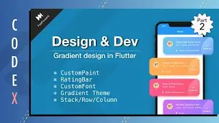 Flutter UI Design || Part 2 - Gradient theme