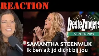 Samantha Steenwijk sings for Floor Jansen - Ik ben altijd dicht bij jou - Beste Zangers - REACTION