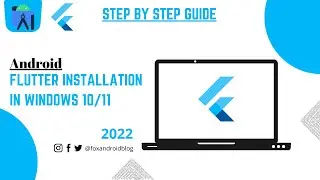 How to Install Flutter in Windows 10/11 || Flutter Installation Tutorial || Flutter Setup