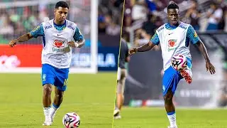 Vinicius Jr, Endrick & Rodrygo CRAZY Skills in Brazil Training