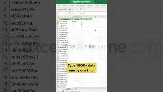 Clean Data in Excel 💥 #excel #msexcel #shorts #myexcelonline