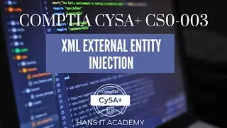 XML external entity injection  - CompTIA CySA+ CS0-003 1.28