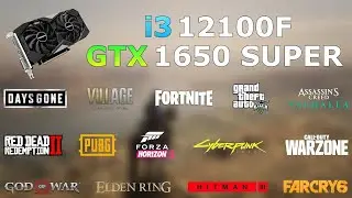 GTX 1650 Super  i3 12100F  Test in 20 Games  is it good in 2022 1080pFHR || DROP A SUBSCRIBE