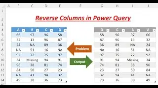 Reverse Columns in Power Query