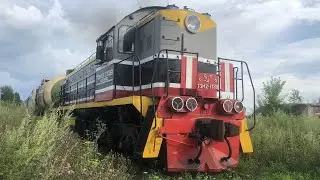 МАНЕВРОВАЯ РАБОТА ТЕПЛОВОЗА ТЭМ2-1739