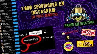 🔥 Así conseguí SEGUIDORES en Instagram desde OXXO (✅ pago en efectivo)