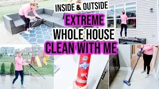 NEW! EXTREME WHOLE HOUSE CLEAN WITH ME 2020 | ALL DAY SPEED CLEANING MOTIVATION | CLEANING ROUTINE