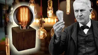 Настольный светильник своими руками - Ретро лампа эдисона