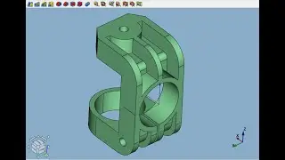 FreeCAD Часть 95. Пример создания модели. Держатель для дрели