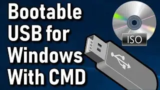 How To Create Bootable USB Drive from Windows 10 ISO With CMD