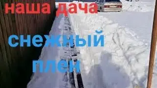 Дача-откапываемся от снега