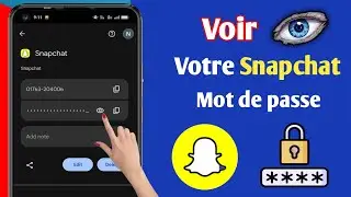 Comment voir votre mot de passe Snapchat - || Voir votre mot de passe Snapchat si vous l'avez oublié