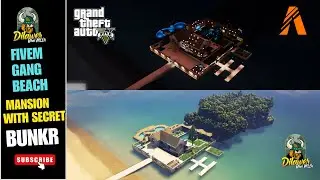 Fivem exploring Beach mansion with add secret banker  gang mlo  Fivem gang villa  gang interior