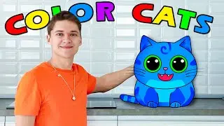 Color Cats - Animal Songs for Kids Education  @BroHacker