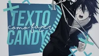 Como fazer texto candy - Tutorial #3 [After Effects]