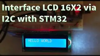 LCD via I2C in STM32 || CUBEIDE || PCF8574