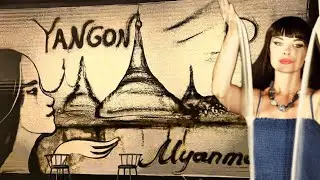 Sand Show in Myanmar | Kseniya Simonova performs in Yangon LIVE 🇲🇲