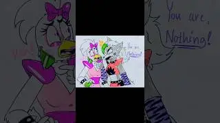 Roxy And Chica Fight Over Gregory 😶 #fnafsecuritybreach