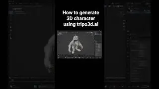 Tripo3d.ai #modelling #ai