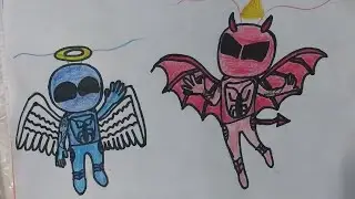 Roach questioning his dream with his shoulder buddies! Angel Roach & Demon Roach 👼 😈