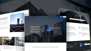 Complete Real Estate Website w Bootstrap 5 | Landing Page Design