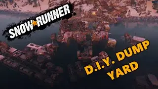 We Created a Dump Yard out of Trucks | SnowRunner Shenanigans