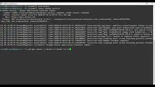 57. Docker: Uninstall Docker Engine