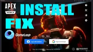 HOW TO PLAY APEX LEGENDS MOBILE ON GAMELOOP  (100 % WORKING)